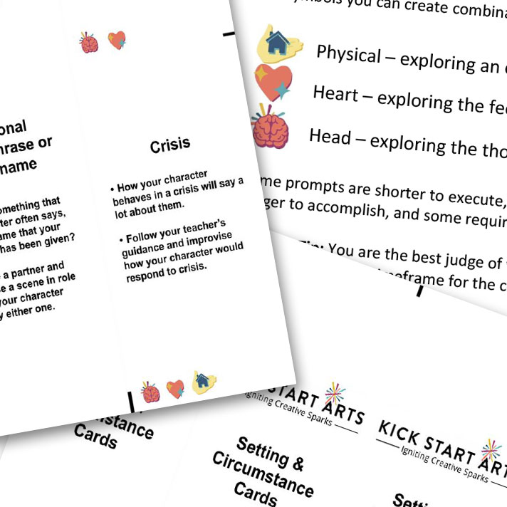 Developing Drama Skills - Setting and Circumstance Cards